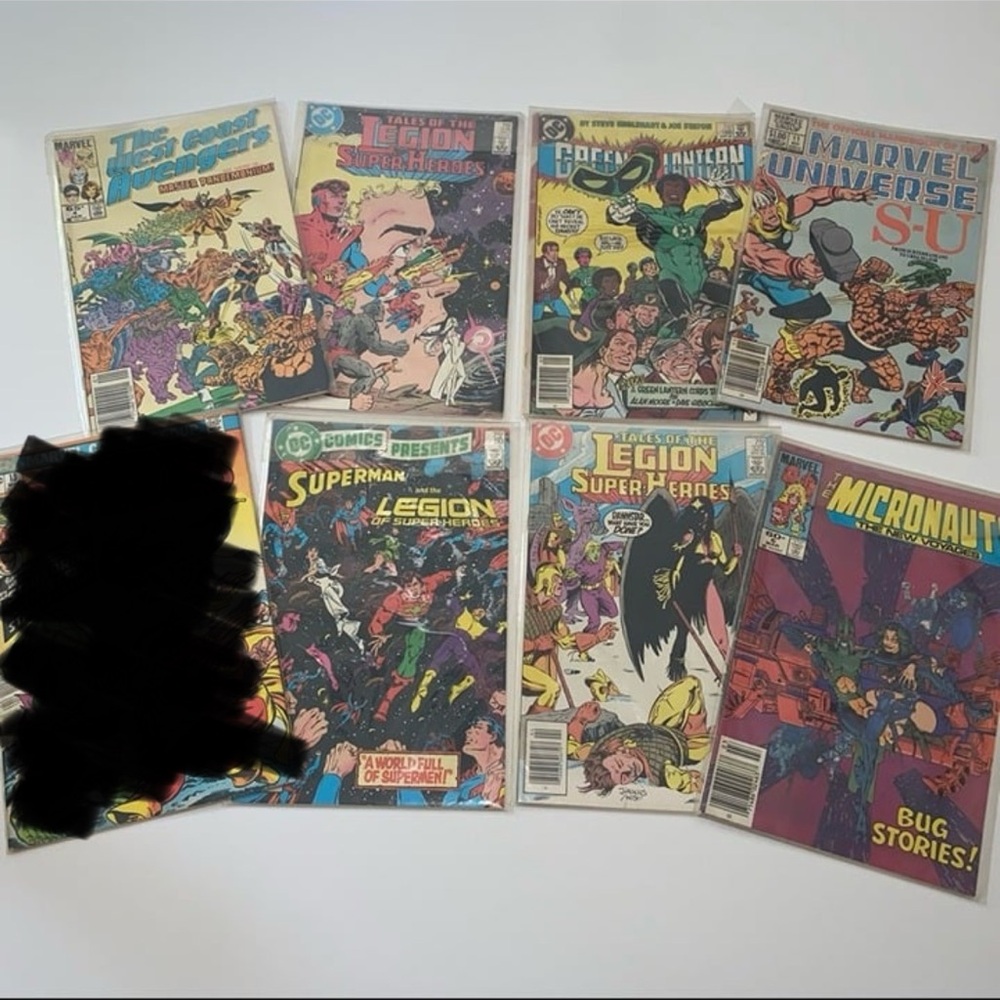7 ORGINAL DC / MARVEL COMIC BOOKS